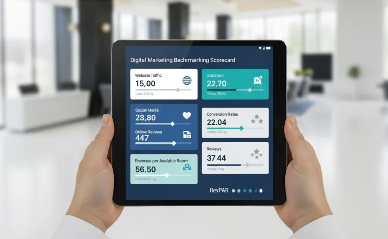 Digital marketing revenue growth chart illustrating upward trends and projections for future earnings.