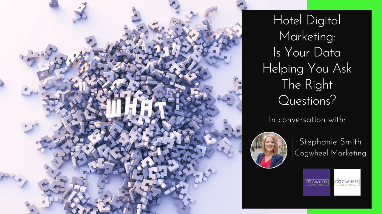 a pile of puzzle pieces with the words hotel digital marketing is your data helping you